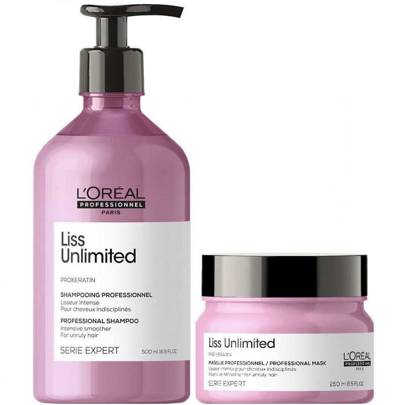 Shampoo-Anti-Frizz-500ml---Mascarilla-250ml-LOreal-Liss-Unlimited