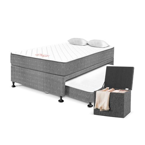 Cama Diván 2 Plazas + Baúl C