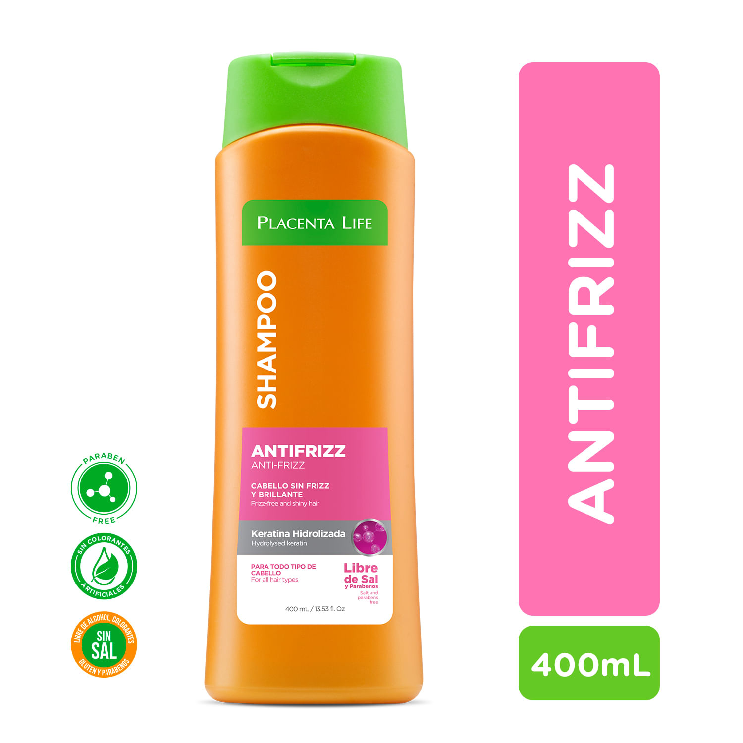 Placenta Life Shampoo Antifrizz 400ml Shopstar