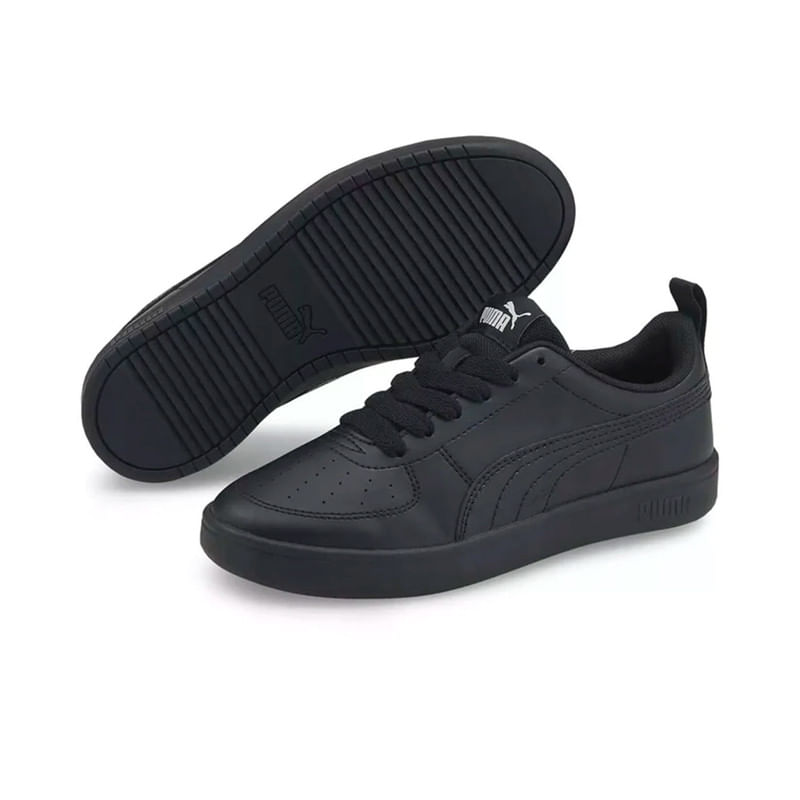 Zapatillas-Para-Junior-Urbanas-Puma-Unisex-Rickie-Jr-384311-02-Negro