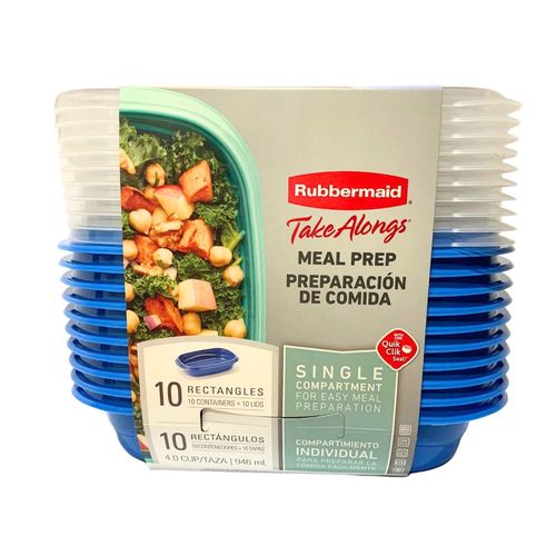 10 Recipientes con 946ml Rubbermaid 2141748