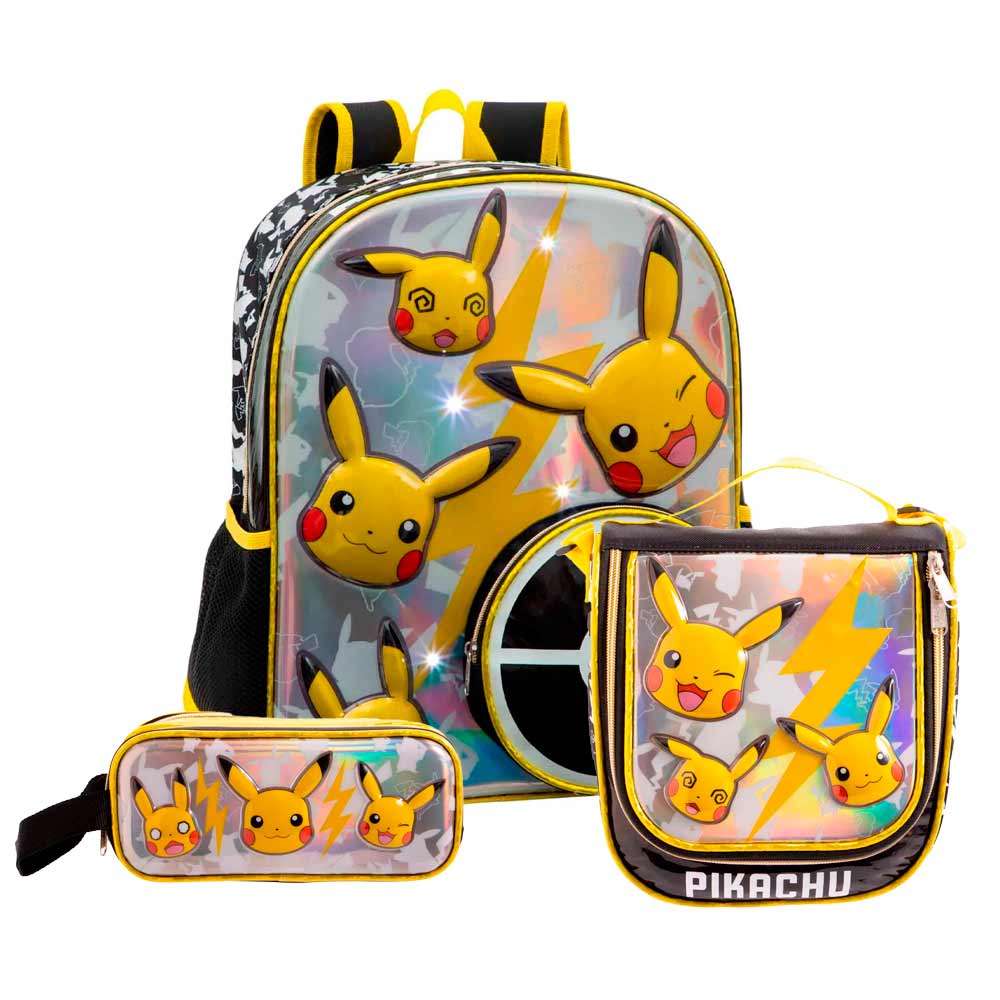 Mochila Pikachu Pokemon 42Cm Adaptable - Llibreria Sarri
