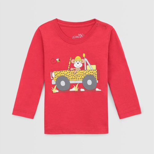 Polo Manga Larga Para Bebe Niño Baby Circus Jer