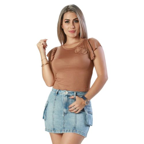 Falda Fordan Jeans Mujer Corta