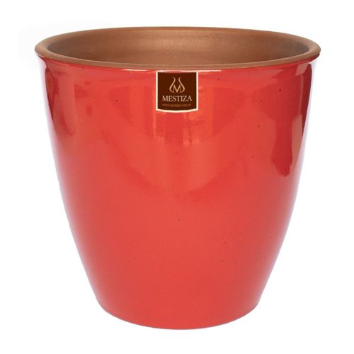 Maceta Cerámica Zafiro 17 Roja