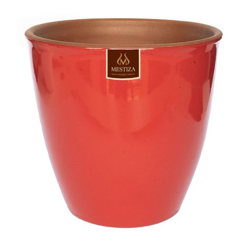 Maceta Cerámica Zafiro 14 Roja