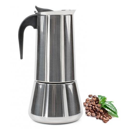 Cafetera Italiana  Moka P12 Tazas  Acero Inoxidable Espresso Maker