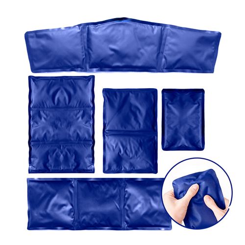 Compresa de Gel Frio para aliviar el Dolor y Rehabilitación - Set de 5 Piezas