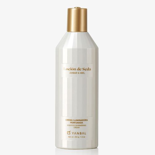 Loción de Seda Ámbar y Miel Crema Iluminadora Perfumada