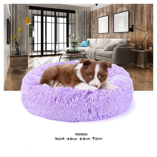 Cama Dona para Perros y Gatos Mascota Lila M   - copy