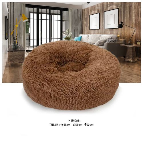 Cama Dona para Perros y Gatos Mascota Marron M  - copy