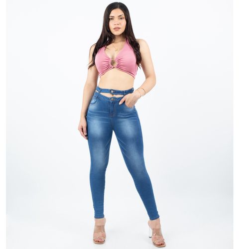 Pantalón Jean Mujer Cut Out Talla 28