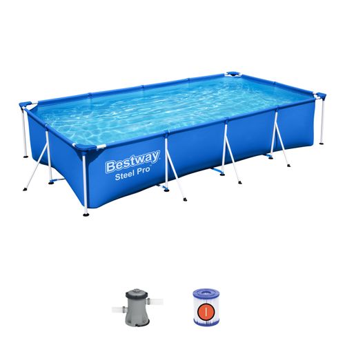 Piscina Estructural Rectangular 4.00x2.11x81Cm Pool - Bestway