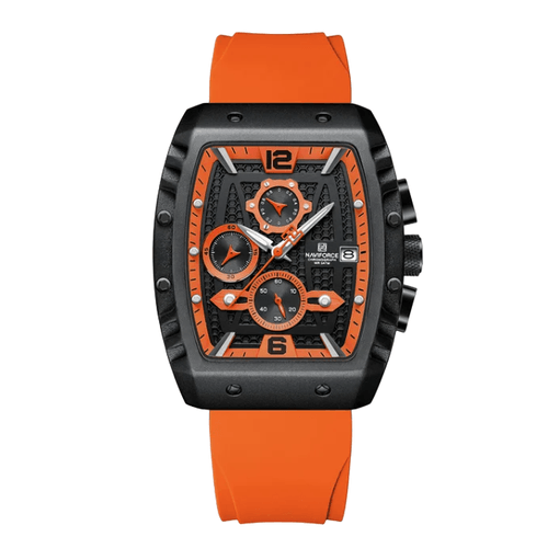 Reloj Naviforce 8025 Correa de Silicona Naranja NAV-121