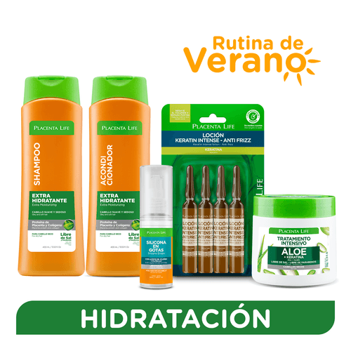 Placenta Life Rutina De Verano Extra Hidratante