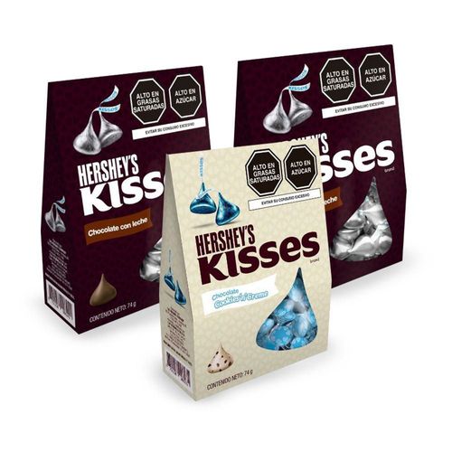 Combo 1 Kisses Cookies N Cream + 2 Kisses Chocolate