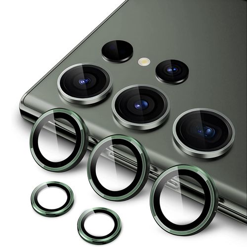 PROTECTOR DE CAMARA METALICO COMPATIBLE CON SAMSUNG GALAXY S23 ULTRA GREEN