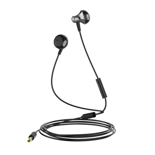 AURICULARES CON CABLE HP-08 AUDIFONOS INTRAUDITIVOS NEGROS