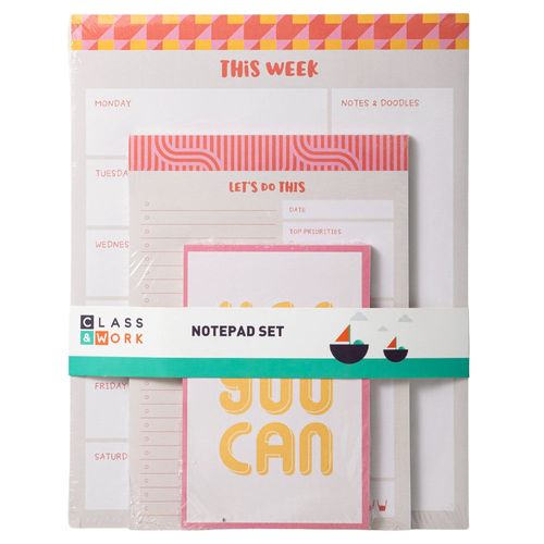 Set CLASS&WORK Notepad
