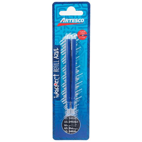 Bolígrafo ARTESCO Refill Inkorrect Paquete 2un