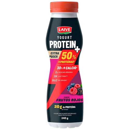 Yogurt LAIVE Protein Frutos Rojos Botella 340g