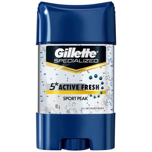 Desodorante Gel Antitranspirante GILLETTE Sport Peak Frasco 82g