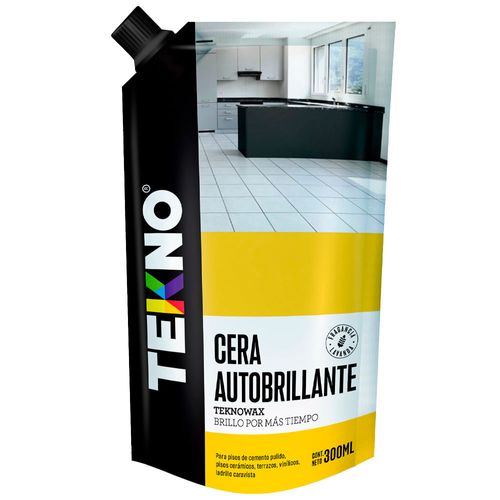 Cera Autobrillante TEKNO Brillo Por más Tiempo Doypack 300ml