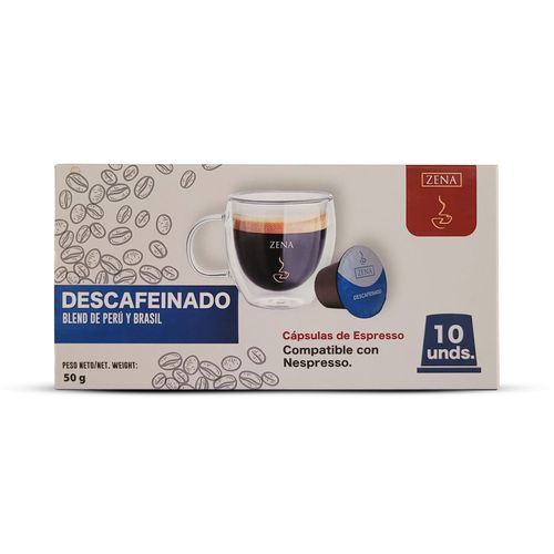 Café Descafeinado ZENA Caja 10un