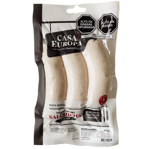 Salchicha Blanca CASA EUROPA Paquete 250g