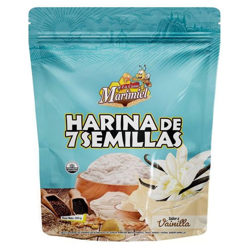 Harina 7 Semillas LA CASA MARIMIEL Vainilla Doypack 200g