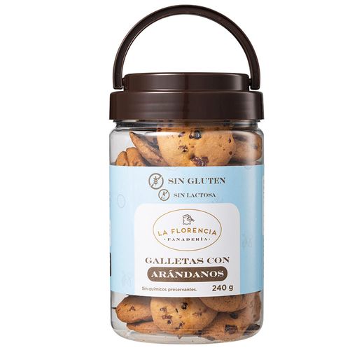 Galletas con Arándanos sin Gluten LA FLORENCIA Pote 240g