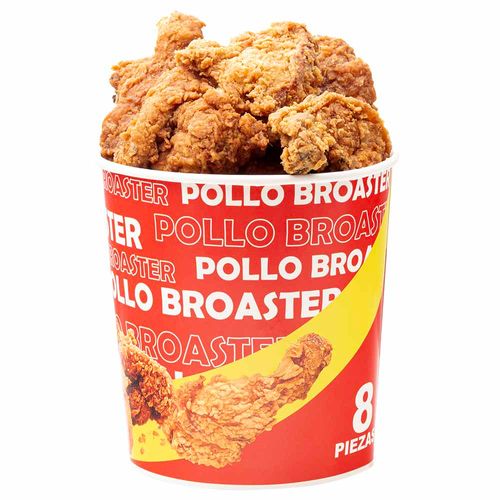 Pollo Broaster 8 Piezas Pote 1un