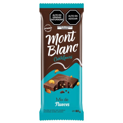 Chocolovers MONTBLANC Mix Nueces Bolsa 80g