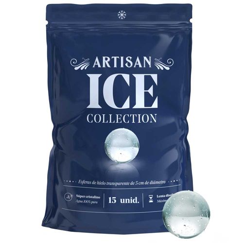 Esferas de Hielo ARTISAN 5cm Doypack 15un