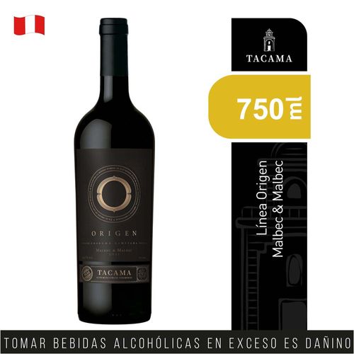 Vino Tinto TACAMA "O" Malbec Botella 750ml