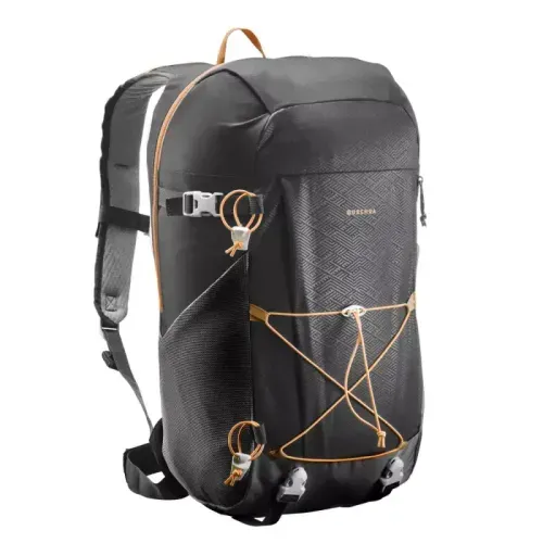 MOCHILA TREKKING 100 VALIJA DE MANO 30 LITROS NEGRO