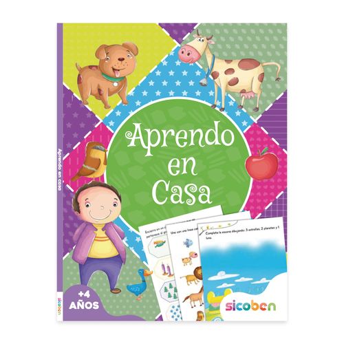 Libro Infantil SICOBEN Aprendo en Casa (Modelos Aleatorios)