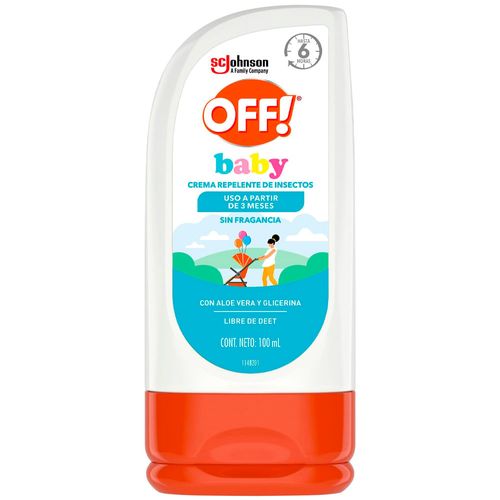 Crema Repelente OFF! Baby Frasco 100ml