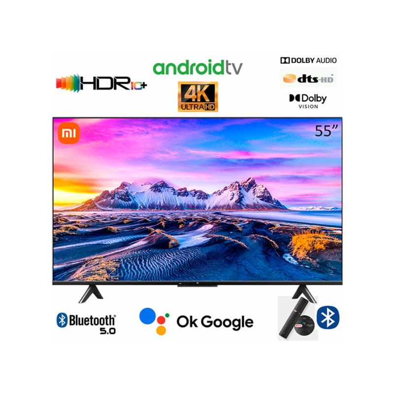 Televisor Xiaomi 55″, UHD SMART TV Android, Google