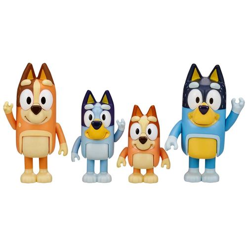 Figuras de Colección BLUEY Pack 4un Serie 7 Asst 17338