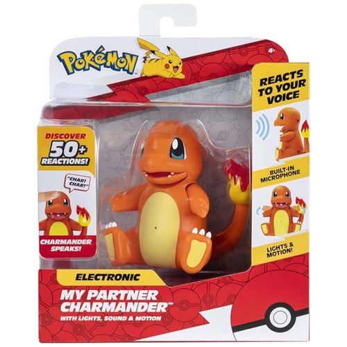 Figura POKÉMON Mi Compañero Charmander con Sonido y Movimiento PKW2367