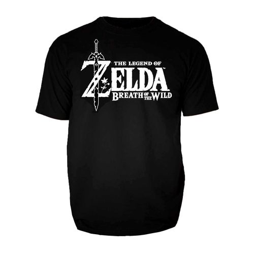 T-SHIRT ZELDA - LOGO WHITE / BLACK (MEDIUM)