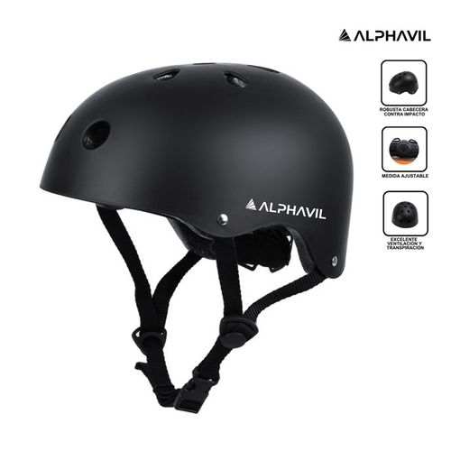 Casco para Bicicleta Road X1 Alphavil ADB200013 Negro