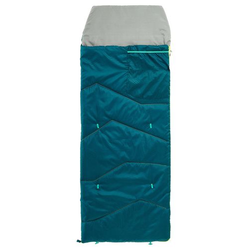 BOLSA DE DORMIR 10ºC CONFORT NIÑOS 115155CM QUECHUA MH100 VERDE