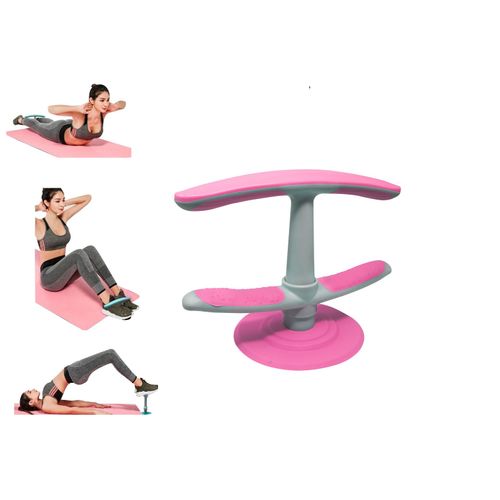 Sit Up Barra De Apoyo Soporte Abdominales perfectos Rosado