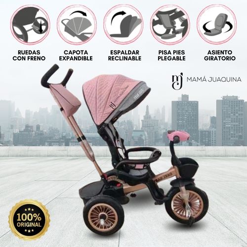 Triciclo Guiador Dael Baby «LENS» Musical Pink