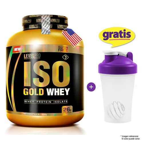 ISO GOLD WHEY CHOCOLATE 3kg Proteína - 97 servicios