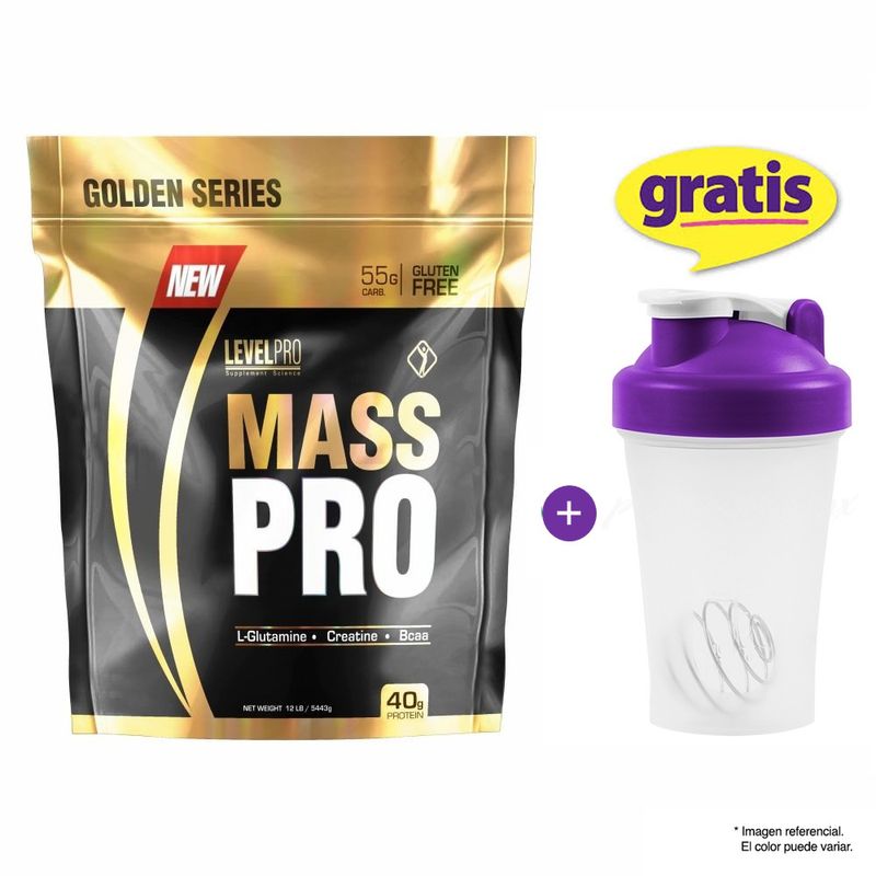 Ganador-de-peso-Level-Pro-Mass-Pro-5-kg-Vainilla