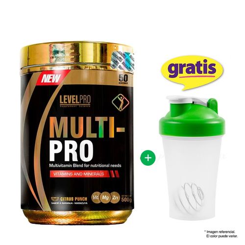 MULTIVITAMÍNICO MULTI-PRO 500 G. LEVEL PRO MÁS TOMATODO