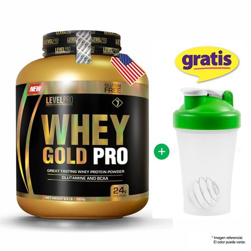 LEVEL PRO WHEY GOLD PRO 6.600 LIBRAS RICH CHOCOLATE + SHAKER